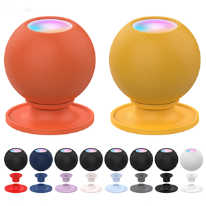 Support de haut-parleur de bureau en silicone dernier cri 2022 pour <span class=keywords><strong>HomePod</strong></span> <span class=keywords><strong>Mini</strong></span> Support de base pour <span class=keywords><strong>Apple</strong></span> <span class=keywords><strong>HomePod</strong></span> <span class=keywords><strong>Mini</strong></span> - Product Image 1