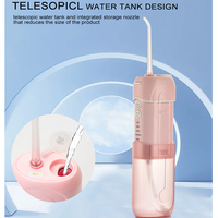 Portable USB sans fil soins dentaires irrigateur étanche dents nettoyage 160ml Mini voyage Jet d'eau eau Flosser