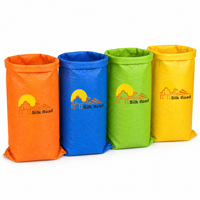 Sac tissé en PP métallisé laminé durable pour une protection élevée, sacs d'emballage occultants, impression sérigraphique