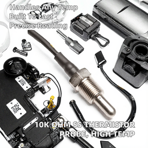 مجس حراري 10 كيلو أوم بسن NPT 1/8 للتركيب، مستشعر NTC عالي الحرارة متعدد الوظائف مع توصيل سريع ومخرج تناظري - Product Image 2
