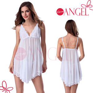 KISS ME Angel ชุดชั้นในเซ็กซี่3ชิ้น/เซ็ต0.99 $ กับเราชุดเบบี้ดอลล์ราคาถูกทางออนไลน์ - Product Image 4