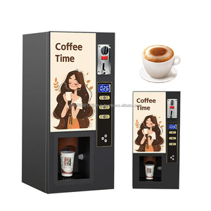 YISO Multi-Flavor Hot Drinking Vending Machine Self-Service Coin Operated Instant Coffee Powder Vending Machine - Product Image 1