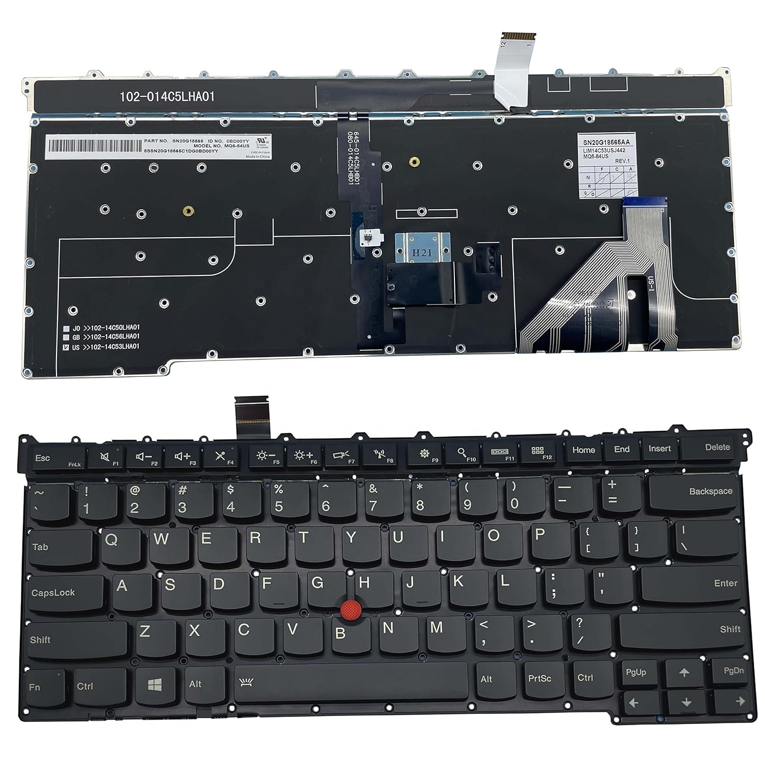 Laptop Keyboard for Lenovo Thinkpad Carbon X1 Gen 3 3rd 2015