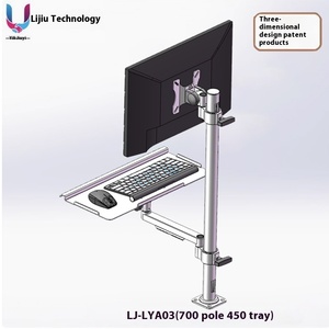 Máquina herramienta todo en uno serie 38, soporte de pantalla <span class=keywords><strong>LYA</strong></span>, soporte de teclado plegable ajustable, equipo Industrial, nuevo estado de Stock - Product Image 4