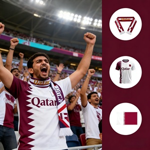 Écharpes de supporter personnalisables peintes en gros Mexique 2026 – Couleurs vert, blanc, rouge pour fournitures de fête de football Zimmergifts - Product Image 1