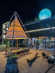 Tente <span class=keywords><strong>de</strong></span> décoration extérieure <span class=keywords><strong>de</strong></span> luxe Tente <span class=keywords><strong>de</strong></span> fête d'événement Safari Camping bambou <span class=keywords><strong>Tipi</strong></span> cône tente toile Boho <span class=keywords><strong>tipi</strong></span> pour la fête - Product Image 4