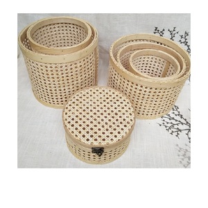 HOT rattan craft fruit basket flower basket rattan tray