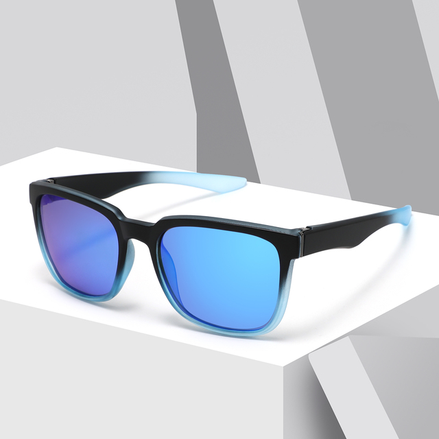 Fashion Stylish Sport Gradient Sun Glasses Fashionable Cycling Custom logo Glasses Outdoor Travelling Polarized Sunglasses