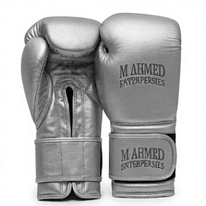 Guantes de Boxeo de Cuero Personalizados, Ligeros, para Entrenamiento, con Correa de Muñeca Ajustable y Transpirables - Product Image 4