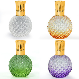 Lampe catalytique à parfum Berger <span class=keywords><strong>Paris</strong></span> FANMUSI ED modèle 100 ml, en verre, brûleur d'huile essentielle, forme d'ananas, petite taille - Product Image 2