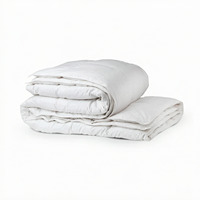 Couette en duvet de canard blanc 10,5 Tog en tissu de coton, toutes saisons, fabrication OEM, vente en gros, taille personnalisée