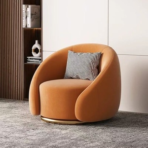 Sillón Giratorio de Lujo, Estilo Nórdico, Tapizado en Tela, Sofá Minimalista para Sala de Estar, <span class=keywords><strong>Diseño</strong></span> de Tigre, Muebles para el Hogar - Product Image 2