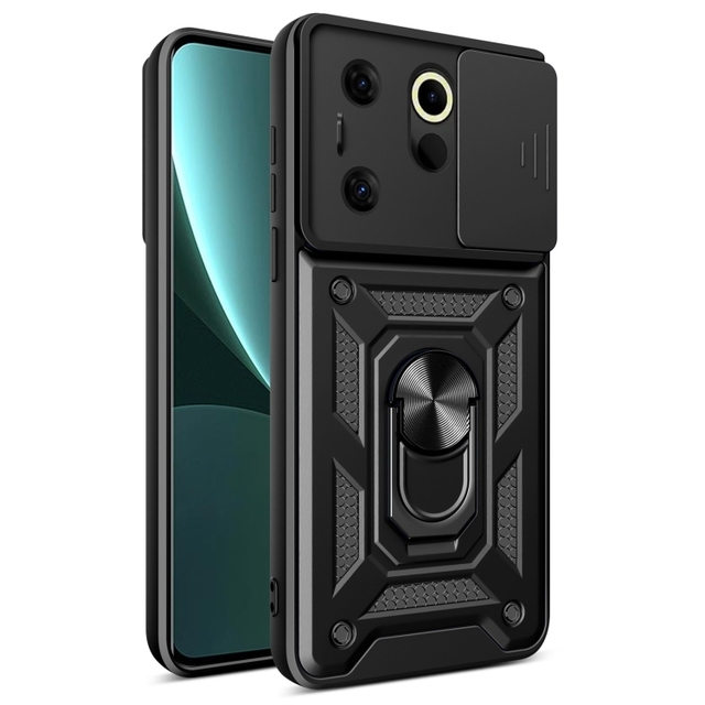 For Tecno Camon 20 Premier Case, Sliding Camera Cover Design TPU Shockproof Protective Case Mobile Phone Case