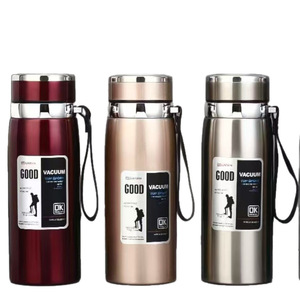 Mountain Good Vacuum Insulated Water <b>Bottle</b> 1000ml Black Travel Sport Use - Product Image 3