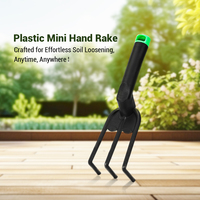 Prix usine Serre Bonsaï Enfants Amusant Jardinage Petit Râteau À Feuilles Mortes De Jardin En Plastique