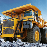 Camion benne minier XDM100 91t neuf, transmission 4x2, capacité de montée de 30% pour le transport minier, à vendre à bon prix