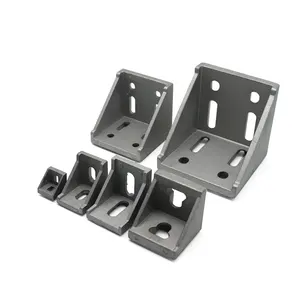 Alta durezza Standard in acciaio inox staffa del connettore per accessori per profili in alluminio