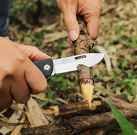 Nouveau Lancement Outils Compacts Premium pour l'Extérieur Couteau Multifonctionnel avec Manche en G10 pour le Camping la Survie la Randonnée avec Ciseaux