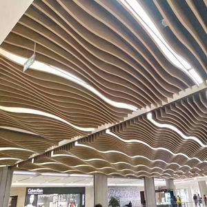 سقف داخلي سقف فني معلق معدني خطي سقف - Product Image 2