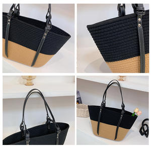 Sac à main grande capacité pour femme, idéal pour la plage et les vacances, sac à bandoulière tendance à prix de gros abordable - Product Image 5