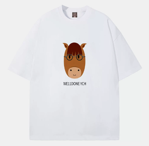 T-shirt casual da uomo a maniche corte 100% cotone 180 grammi con motivo a cartoni animati 'Some of IT Was True' Years Cartoon Print - Product Image 2