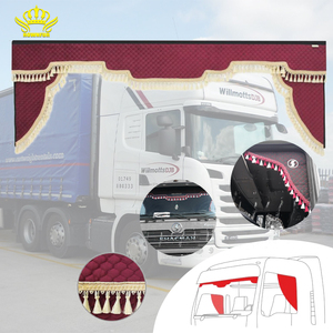 Rideaux de camion en tissu de luxe pour accessoires de camion/<span class=keywords><strong>Mercedes</strong></span> actros/Scania/Sitrak/FAW/HOWO/DAF/MAN TGA - Product Image 3