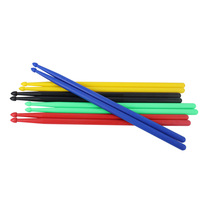 Colored Nylon Drumsticks 5A Size Non-slip Plastic Handle; Jazz Drum Electronic Drum Percussion Mallets; Drum Set Accessories