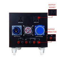 Transformateur monophasé élévateur 5 kVA, stabilisateur de tension réglable avec écran LCD, type servo 220 V pour alimentations industrielles