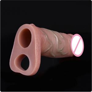 Anillo para Pene de Silicona a Precio de Fábrica, Funda para Pene con Anillo, Funda Hueca Realista para Dildo, Juguetes Sexuales para Adultos para Hombres, Retrasa la Eyaculación - Product Image 5