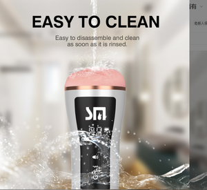 USB人工女の子プッシー膣セックスおもちゃ音声付き大人のおもちゃ男性用プッシーオナニーカップ - Product Image 6