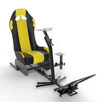 Simulateur de conduite automobile pliable personnalisé Machine de jeu de course ergonomique pour PC/Playstation/Logitech/Thrustmaster