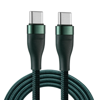 Câble de charge rapide Xput 60W PD USB-C vers USB-C avec charge rapide 3A pour téléphone portable et MacBook (1M en alliage d'aluminium et nylon)