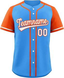 เสื้อลายกราฟิกเสื้อยืดชุดเครื่องแบบสตรีทแวร์เสื้อเจอร์ซีย์เสื้อเบสบอลแขนสั้นมีกระดุมเย็บตามต้องการ - Product Image 3