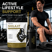 Poudre de Shilajit Purifiée 100g, Marque Privée OEM, 30 Doses pour Vitalité Quotidienne, Énergie et Soutien des Performances Physiques