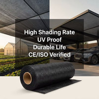 Filet d'ombrage agricole en PEHD stabilisé aux UV, taux d'ombrage 35% 50%, couleur personnalisée