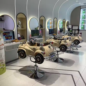 Équipement moderne pour la coiffure à bas prix, mobilier de salon de coiffure, chaise de barbier pour enfants en voiture, vente en gros en usine - Product Image 1