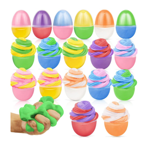 Huevos de Plástico para Slime al por Mayor 2026 para Niños y Niñas, Regalos de Cumpleaños de Pascua, Juguetes Antiestrés, Recuerdos de Fiesta, Slime DIY para Niños - Product Image 1