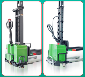 <span class=keywords><strong>Hugo</strong></span> 1 tấn 1.3M tự tải Stacker đầy đủ điện tự tải xe nâng - Product Image 3