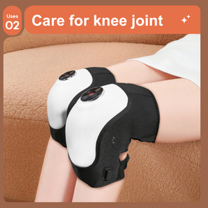 Masseur de genou à air comprimé PAKISS JB-704 avec chaleur, compression, trois vitesses de vibration et trois niveaux de chaleur - Product Image 3