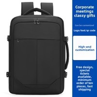 Sac à dos extensible Oxford pour homme avec logo personnalisé, grande capacité, pour ordinateur portable, étanche en polyester, idéal pour les trajets professionnels