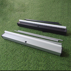 Portable 31x79inches Retractable <strong>Pop</strong>-<strong>up</strong> Banner <strong>Stand</strong> <strong>Display</strong> for Parties and Business Events Roll-<strong>Up</strong> <strong>Display</strong> - Product Image 6