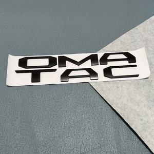 2016 <span class=keywords><strong>2017</strong></span> 2018-2021 Lettres en relief 3D/plane pour hayon, Emblème, Autocollants de lettres pour coffre arrière de voiture, Plaque nominative - Product Image 3