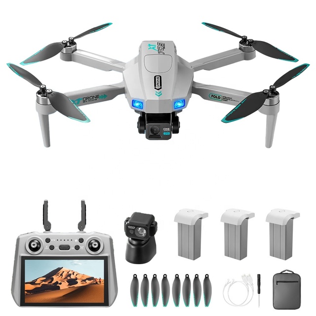 GT709 GPS Drone with 4K UHD Camera 3-Axis Gimbal Brushless Motor 360° Obstacle Avoidance FPV RC Foldable Quadcopter for Adults