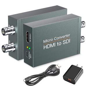 Convertisseur HDMI vers SDI, HDMI vers 3G-SDI/HD-SDI, convertisseur audio intégré, convertisseur SDI 2 voies, adaptateur de sortie SDI double, prend <span class=keywords><strong>en</strong></span> charge <span class=keywords><strong>1080P</strong></span> - Product Image 1