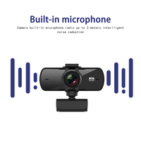 Kamera Web USB 2K Full HD 1080P Sensor CMOS Autofokus Mikrofon untuk PC Mac Laptop Desktop YouTube