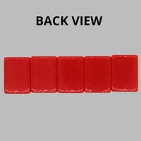 Mahjong Amerika Warna Magenta Lime Green dengan Alas, 32mm 4-Lapisan 160PCS Ubin Akrilik Berukir untuk Pesta Taman Mewah