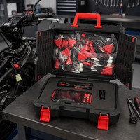 Outil de diagnostic moto FXTUL M7 avec écran IPS 5 pouces, lecteur de codes de défauts du système ABS TPMS IMMO 12V DC et test de données en temps réel pour les ateliers moto