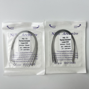 Fili <span class=keywords><strong>TMA</strong></span> ortodontici di fabbrica per uso medico completo rettangolari rotondi in lega di titanio molibdeno <span class=keywords><strong>TMA</strong></span> Archwires - Product Image 4