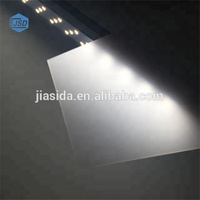 Plaque diffuseur en polycarbonate à haute transmission 0,5 mm 1 mm 2 mm 3 mm, plaque PC opale pour panneau lumineux LED encastré