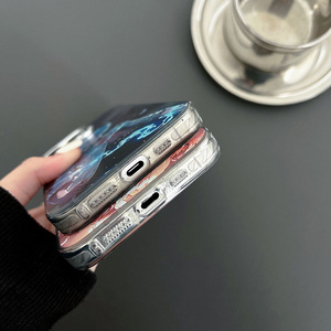 Fundas de teléfono de dibujos animados Anime One Pieces <span class=keywords><strong>Luffy</strong></span> <span class=keywords><strong>Zoro</strong></span> para iPhone XR 11 12 13 14 15 16 Pro MAX Plus IMD fundas de teléfono móvil a prueba de golpes - Product Image 5